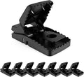 8-Pack Unstoppable Rat Trap with Steel Fangs, Stronger Large Mouse Snap Traps That Kill Instantly, Dispatch More Rodents Faster, Indoor & Outdoor Use and Reusable