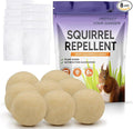 Squirrel Repellent Outdoor, Chipmunk Repellent, Repellent for Squirrels, Squirrel Deterrent for Gardens/Attics/Cars/Bird Feeders (1 Ounce (Pack of 8))