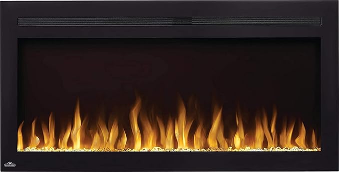 Napoleon Purview 42 inch Wall Mount Electric Fireplace - Black, NEFL42HI