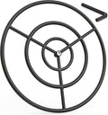 onlyfire 36 Inch Round Fire Pit Burner Ring for Natural Gas & Propane Fire Pit and Fireplace, Alloy Steel DIY Firepit Burner for Both Indoor and Outdoor, BTU 443,000 Max