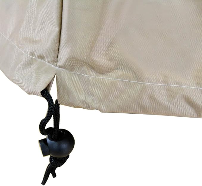 Stanbroil 40-Inch Patio Square Cover, 600D Waterproof Fire Pit Cover for Outdoor Fire Pit Table, Fire Bowl, Patio Furniture, Waterproof, Black