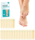 Blister Bandages - 28 ct Hydrocolloid Cushions for Foot, Toe, Heel - Water Resistant Gel Pads for Prevention & Recovery, Bunion Pack