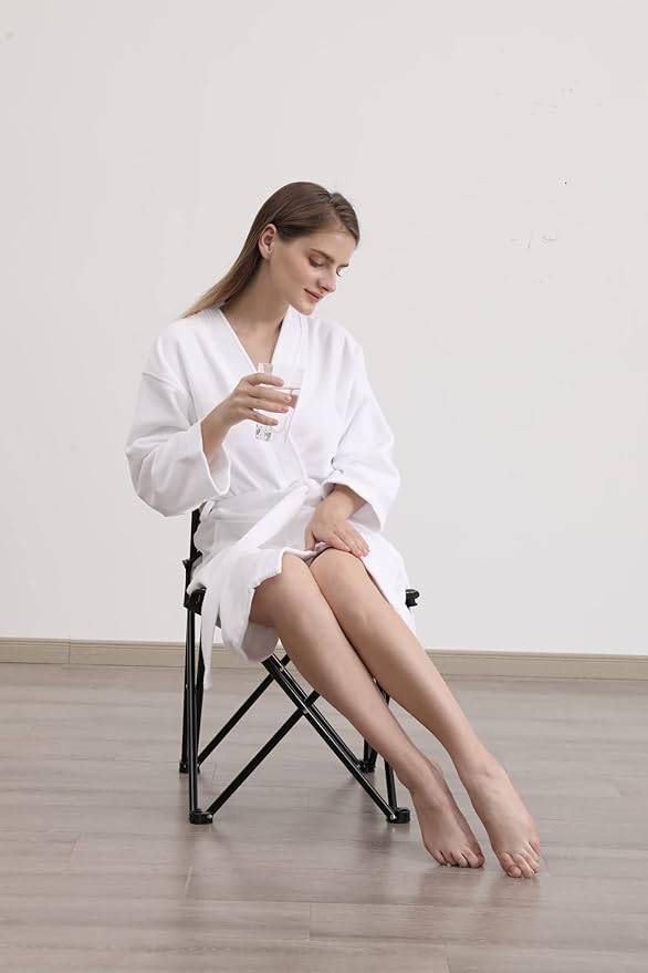 ZONEMEL Infrared Sauna, 1 Person Full Body Sauna, 3 Far Infrared Heating Panels, Remote Control, Built-in Foot Pad, Hand Pocket, Portable Folding Chair (L 27.6’’ x W 31.5’’ x H 37.8’’, Silver Orange)