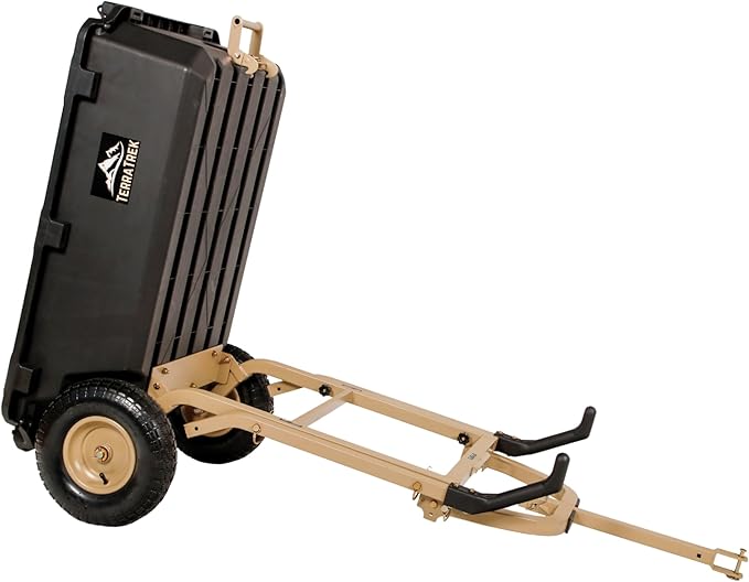 Heavy-Duty Garden Cart on Wheels – 7 Cu. Ft. 2-in-1 Utility Wagon & Wheelbarrow, Push or Tow Design, 600 lb. Capacity, All-Terrain Utility Cart with 13" Pneumatic Wheels