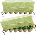 EJW Planter Cover,Frost Cloth,Plant Covers Freeze Protection,59'' x 17.7'' x 15.7'', Frost Cloths for Outdoor Plants, Planter Covers for Winter, Garden Covers for Winter 2PACK