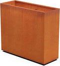 Plantercraft Large Rectangular Planters for Outdoor Plants – 48x18x42 Extra Large Corten Steel Planter for Privacy Screen | Heavy Duty Metal Planter Box for Patio, Deck & Commercial Spaces
