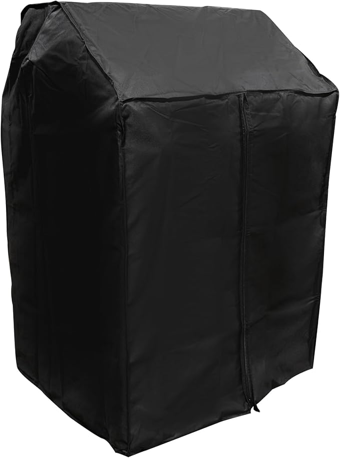 CT Copper Tailor 32 Inch Outdoor 4 Burner BBQ Gas Grill Cover, Black, Heavy Duty Waterproof 600D Oxford, 32" W x 26" D x 48.5" H