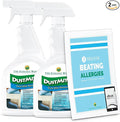 DustmiteX Dust Mite Spray - Dust Mites Remover + Flea Killer for Allergy & Asthma Relief for Cleaning in Home, Bed, Pet Bedding, & Furniture, Anti Allergen Dust Mites Killer