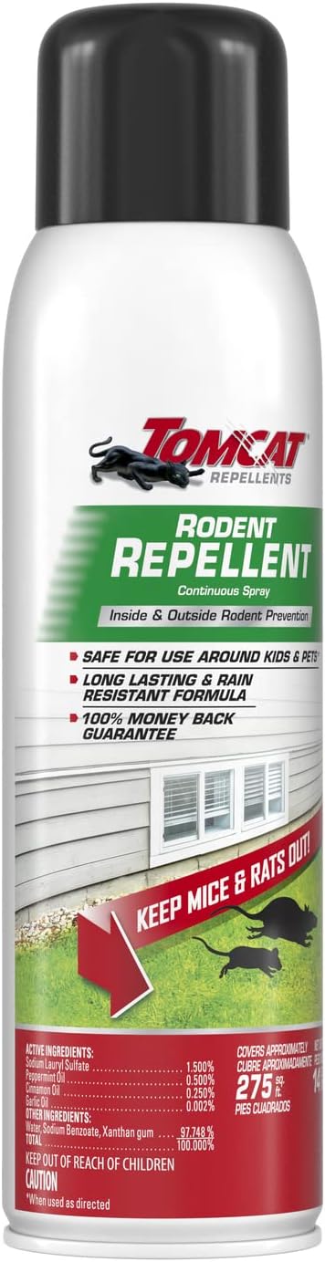 Tomcat Repellents Rodent Repellent Continuous Spray, 2-Pack,14 oz