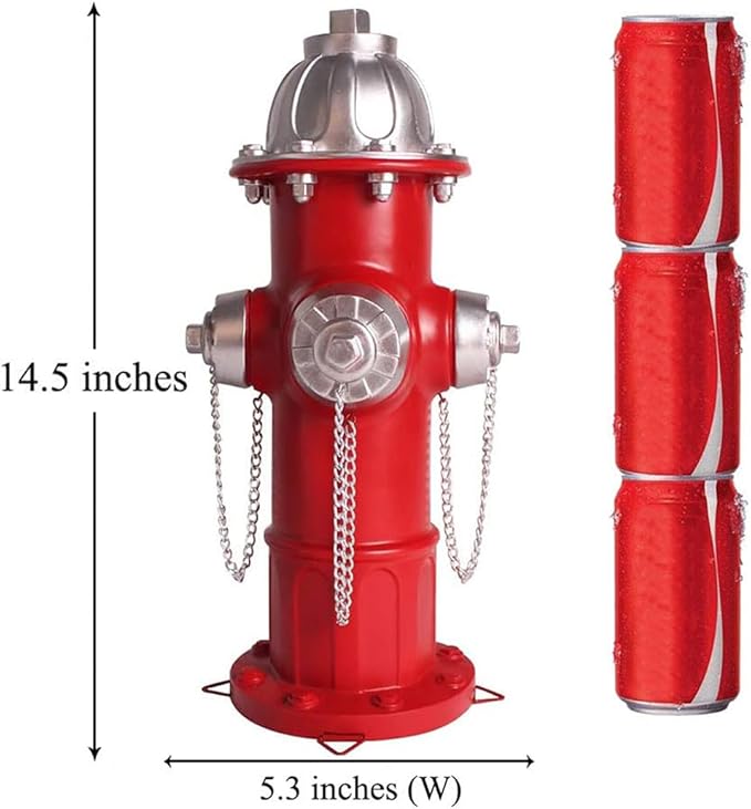 MARYTUMM Dog Puppy Pee Post and Gift - Fire Hydrant Garden Decor Statue - Large, for Dogs