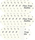 20 Pack Flea Trap Refill Discs Replacement Glue Boards, 7.1" Sticky Pads for Most Models Flea Bed Bug Traps for Inside Your Home