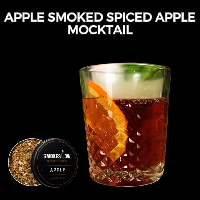 Wood Chips for Cocktail Smoker 4 oz tin. Add Flavors to Your Smoked Drinks. (Apple)