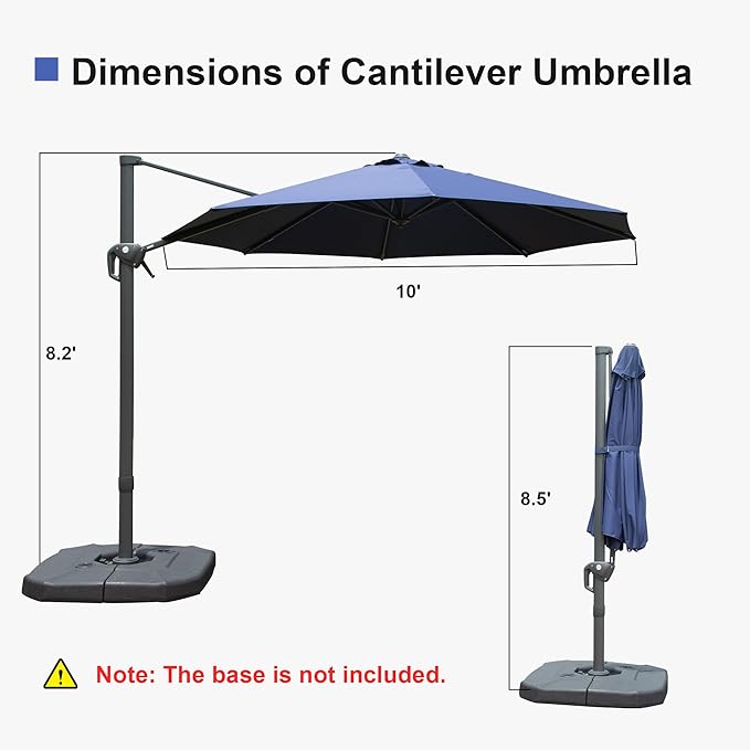 Domi Patio Cantilever Umbrella
