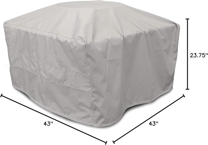 POLYWOOD® Nautical 42" Fire Pit Table in Black