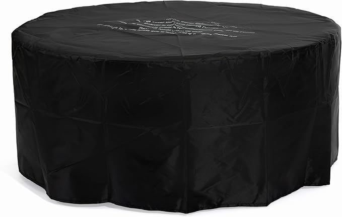 Outdoor Fire Pit Table Propane Gas Fire pits Outdoor Fireplaces 33'' Round Firepit Table, 50,000 BTU Fire Table for Patio Set, Grey.
