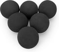 Stanbroil Ceramic Balls - 5” Round Fire Stones for Fire Pit Fire Bowl and Fireplace - Set of 6, Black