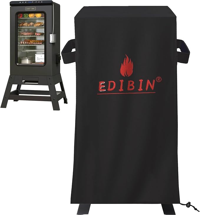 Smoker Cover Fit for East Oak Ridgewood Pro 30" Electric Smoker, Waterproof Grill BBQ Cover Vertical Smoker Covers