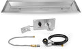 Stanbroil 36 x 6 Inch Linear Fire Pit Kit with Spark Ignition Kits, 304 Stainless Steel Propane Gas Firepit Insert for Outdoor DIY Firepit Project - Propane Gas Version