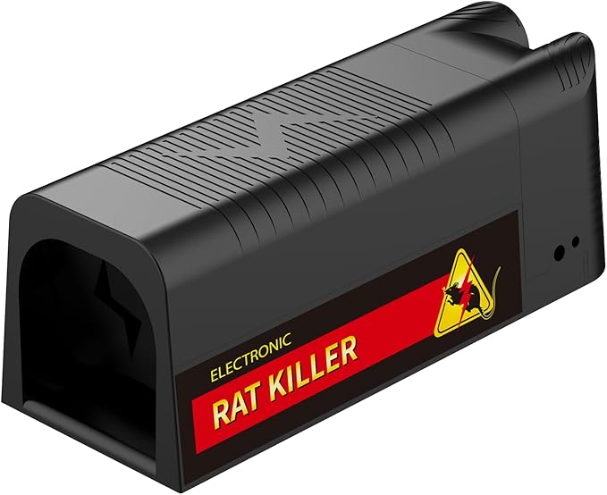 NAMEK Electric Rat Trap for Home, Effective Humane Indoor Rats Killer, Mice Zapper, Upgraded Rat Traps, Instantly Kill Rodent with Powerful Voltage