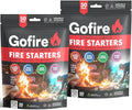 GOFIRE: Ultimate All Purpose Fire Starter- Non-Toxic, Earth-Friendly, Portable, Weather-Proof Fire Starter for Camping, Hiking, Backpacking, Fireplaces, Wood Stoves and More! Parent (100 Pieces)