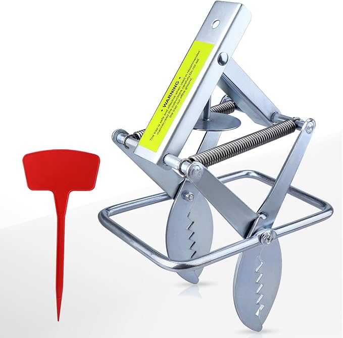 Upgraded Mole Trap Scissor, Mole Traps for Lawns That Kill Best, Easy Step Setup