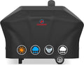 Comnova Pellet Grill Cover for Camp Chef 24 Series with Sidekick - 600D Premium Smoker Cover Waterproof Heavy Duty for Camp Chef Woodwind 24 / Pro 24 with Sidekick Sear or Sidekick Flat Top, and More