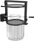 only fire Santa-Maria Style Rotisserie Rotating System for Solo Stove Ranger 15" Smokeless Fire Pit