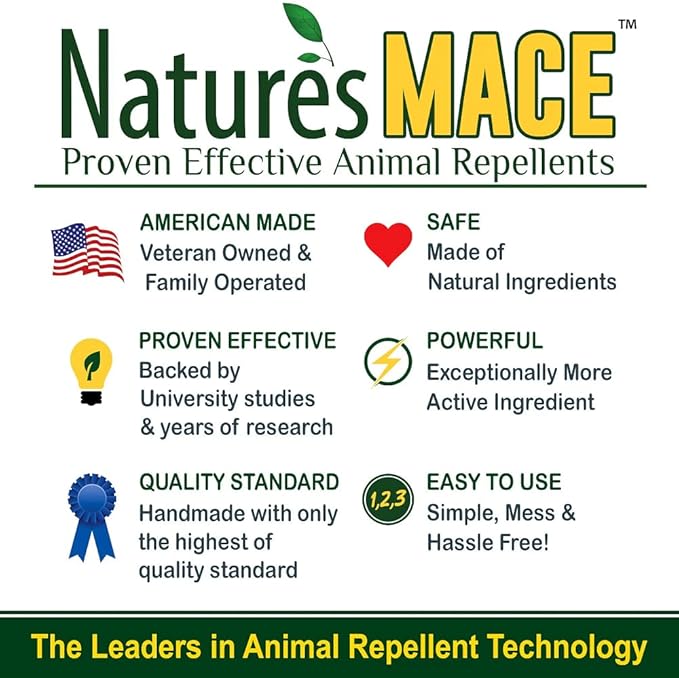 Nature's MACE Mole and Vole Mace, Mole Deterrent for Yard, 1 Gallon, 100% Pure Castor Oil, Lawns, Mole Repellent, Stop Tunneling, Mole Remover Treatment, Castor Oil Repellent, People, Pet, Plant Safe