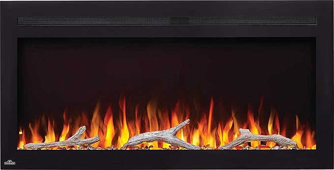 Napoleon Purview 42 inch Wall Mount Electric Fireplace - Black, NEFL42HI
