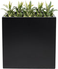Tall Rectangular Removable Planter for Indoor or Outdoor Terraces, Porches, Durable All Weather, Garden, Modern Design, for Plants, Flowers(Cube)