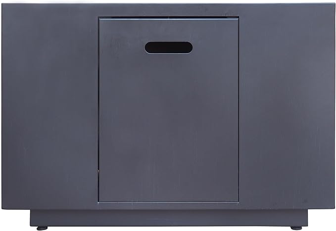 Propane Fire Pit Table, 31 Inch Firepits for Outside, Square Gas Fire Pit for Outside Patio, Propane Fire Table, Tank in Side, 50000BTU, Dark Gray