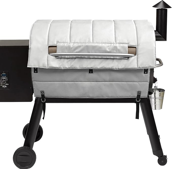 Grill Thermal Insulation Blanket for Traeger Pro Series 34 Texas Smoker Insulated Cover Insulator BAC628 Replacement Parts Winter Cooking Smoking BBQ Grilling Accessory
