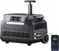 IEE 2400W Portable Power Station P2400, 2048Wh Solar Generator, 1800W AC Charging & 1000W Solar Charging, LiFePO4 Battery Power Station for Home Backup, Power Outage, Camping, RV, Emergencies