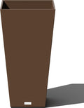 Veradek V-Resin Indoor/Outdoor Taper Planter (30 inch, Espresso)