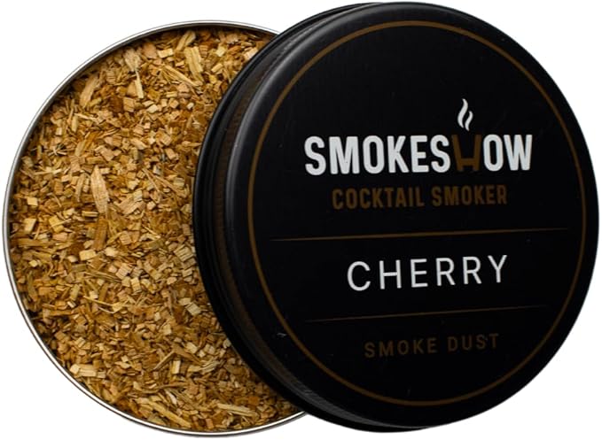 Wood Chips for Cocktail Smoker 4 oz tin. Add Flavors to Your Smoked Drinks (Cherry)