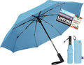 UV Travel Umbrella for Sun Protection & Rain, Compact Windproof Folding, Refined craftsmanship, Auto Open/Close, 43" Canopy with color coating, UPF 100+ UV Blocking, TSA Approved
