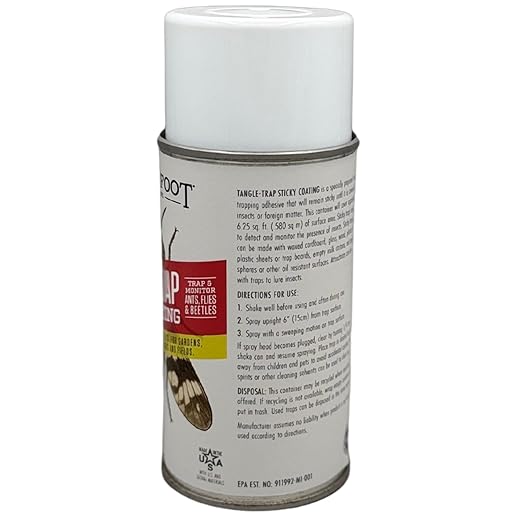 Tanglefoot Tangle-Trap Sticky Coating Aerosol Spray, 10oz – Long-Lasting Adhesive for DIY Insect Traps, Garden & Home Use, Easy Application