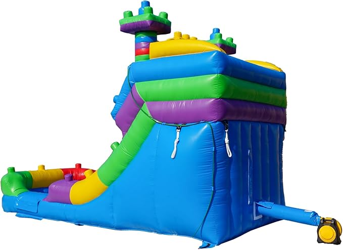 Semi Commercial Inflatable Water Slide for Big Kids 8-12 or Adults,Outdoor Use,High Slide with Shallow Pool,Backyard Water Play Slide,19‘ × 9’ ×13‘ (Without Blower)
