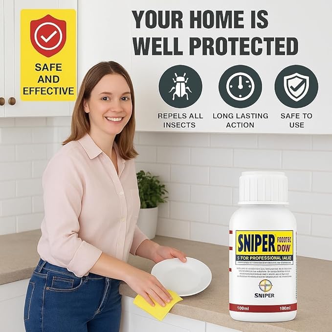 PureDefense Sniper 1000ec DDVP Roach Killer 100 ml (Pack of 1)