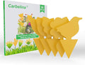 Gnat Traps for House Indoor Plants, Fruit Fly Traps for Indoors Sticky, Fungus Gnat Sticky Trap, 50pcs, Non-Toxic, Odorless, Harmless to Vegetables, Fruits, Plants
