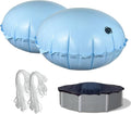 2 Pack Pool Pillows for Above Ground Pools, 4 x 4 ft Cold-Resistant Swimming Pool Air Pillow, 0.3mm Thick Pool Closing Kit for Winter, Float Balloon for Winterizing