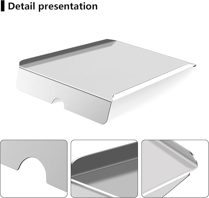 22" Stainless Steel Drip Pan Heat Baffle Replacement for Traeger 22 Series,Traeger Pro 575 Drip Tray,Traeger BAC012 BCA070 BBQ07C and Newer Lil' Tex,Lil' Tex Elite,Lil' Tex Pellet Smoker Grills Parts