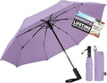 UV Travel Umbrella for Sun Protection & Rain, Compact Windproof Folding, Refined craftsmanship, Auto Open/Close, 43" Canopy with color coating, UPF 100+ UV Blocking, TSA Approved