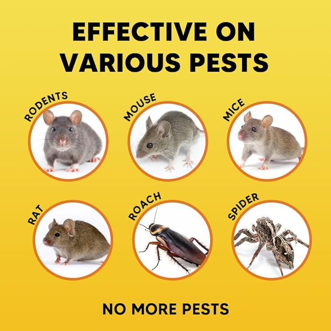 Pest Control, Rodent Repellent Indoor, Mouse Repellent, Spider Repellent, Mice Repellent Indoor, Rat Repellent Outdoor, Peppermint Balls for Rodents, Ants, Roach, Pest Repellent,Safe for Kids/Pets-8P