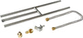 Stanbroil Rectangular Stainless Steel Gas Fireplace H-Burner, 18x6 Inch