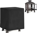 POMER Fire Pit Cover for Panovue Chiminea Fire Pit 45",Waterproof and Uv-resistant Patio Outdoor Fireplace with Drawstring Cord All Season Protection - 32"Lx23"Wx40"H