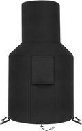 SIRUITON Patio Chiminea Cover - Durable, Weather-Proof Chiminea Fire Pit Cover , Heavy Duty 600D Oxford Water-Resistant chiminea outdoor fireplace Covers