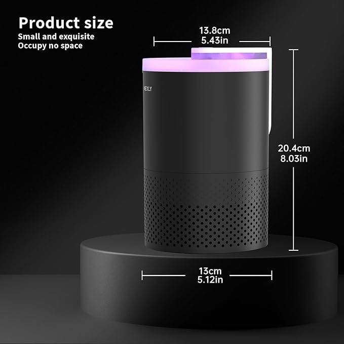 NEXLY MK029 Bug Zapper Trap Indoor in Home Mosquito Zapper Mosquito Killer Fruit Fly Traps Lamp Flying Insects Zappers House Energy Conservation UVA Zapper for Bedroom Livingroom Kitchen Basement