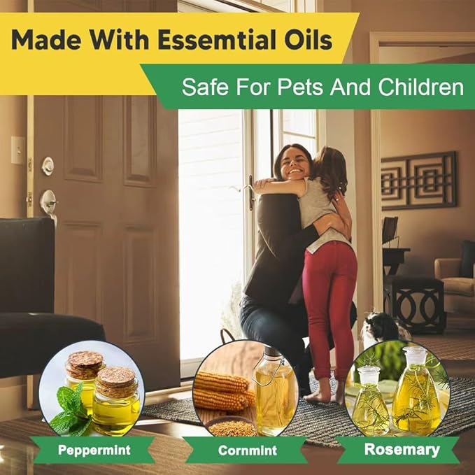 Rodent Repellent Indoor, Mice Repellent for Garage, Mouse Repellent Pouches with Peppermint, Keep Mice Away, Mouse Deterrents Outdoor, Rat Repellent for House, Car Engines - 8 Pack