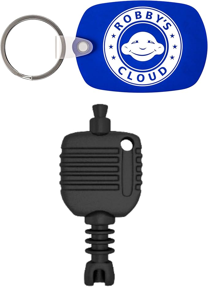 Key for Aegis Mouse Bait Stations - Rat Bait Station Key Compatible with Aegis RP, Mouse and Anchor Bait Stations - Comes with Robby’s Cloud Keychain (1 Pack)